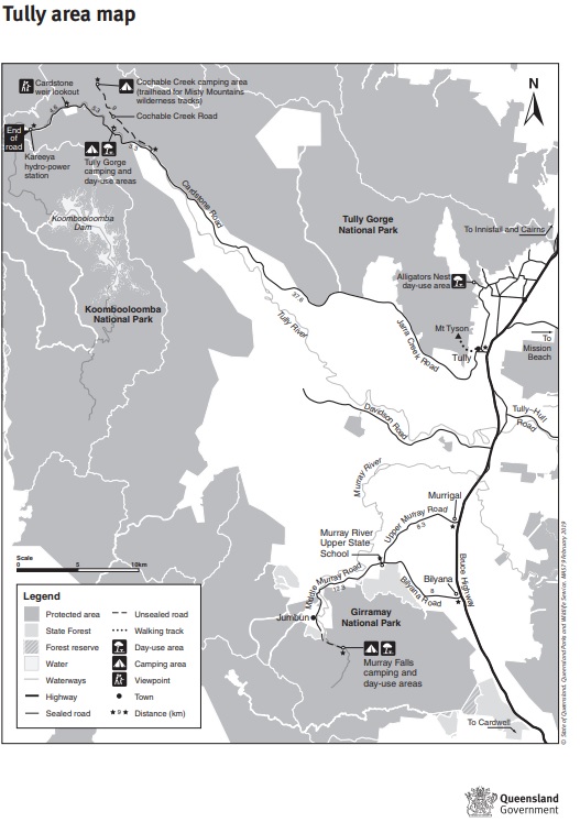 Tully Gorge Map